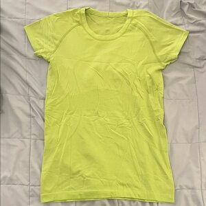 lululemon athletica yellow green swiftly tech